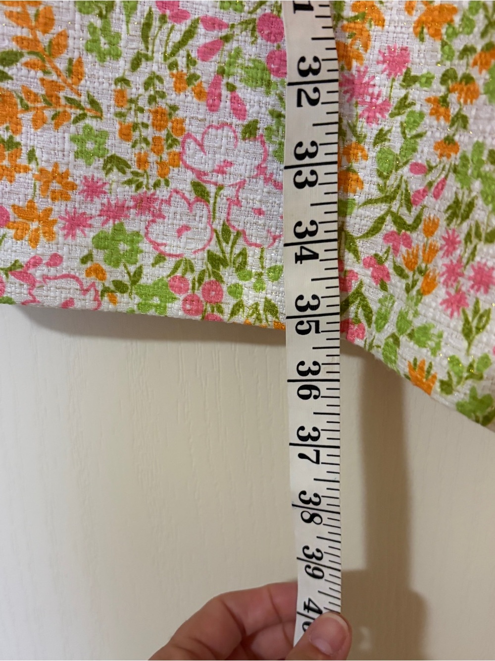 Floral A-Line Sleeveless Romper - Pink & Green - Picture 10 of 14